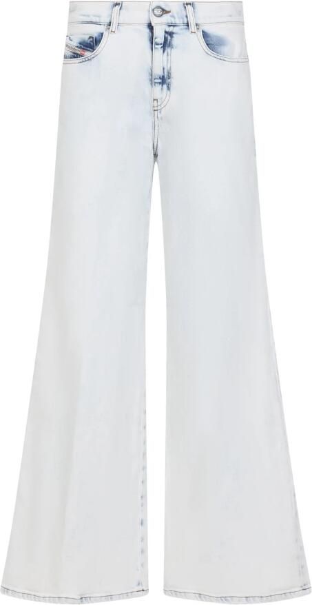 Diesel Lichtblauwe Denim Jeans Klassieke Stijl Blue Dames - Foto 15