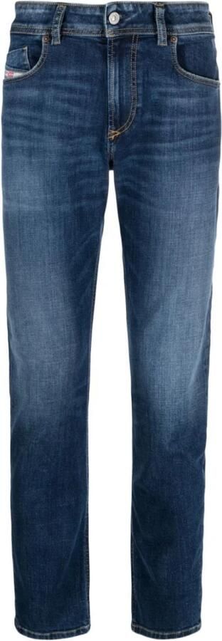 Diesel Blauwe Skinny Jeans met Lage Taille Blue Heren - Foto 5