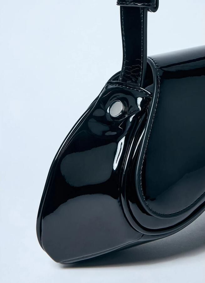 Diesel Zwarte schoudertas met ovaal D-logo Black Dames - Foto 6