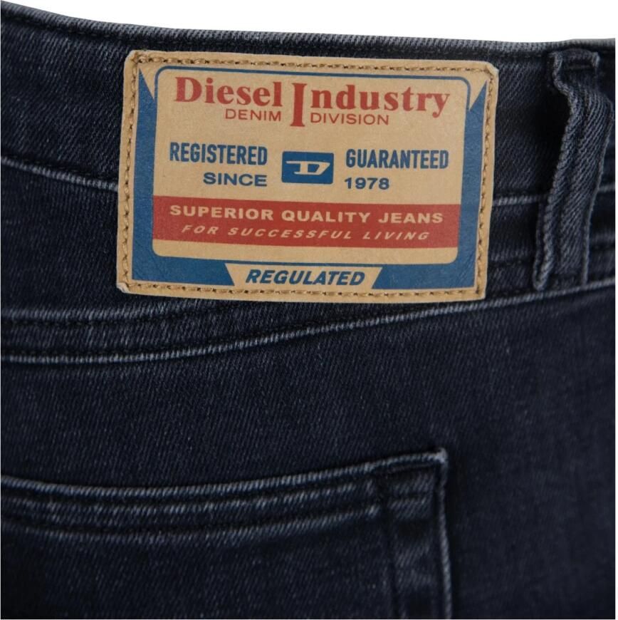 Diesel Klassieke Skinny Jeans 2015 Babhila Black Dames