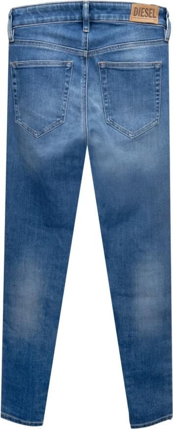 Diesel Damesjeans met knoop en rits Blue Dames - Foto 5