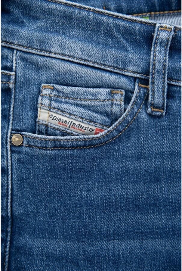 Diesel Damesjeans met knoop en rits Blue Dames - Foto 2