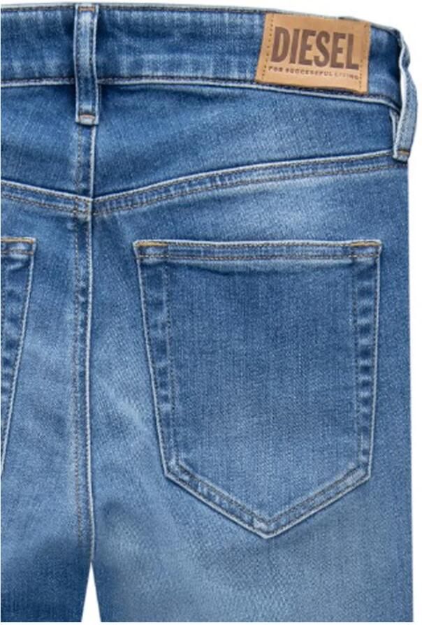 Diesel Damesjeans met knoop en rits Blue Dames - Foto 3