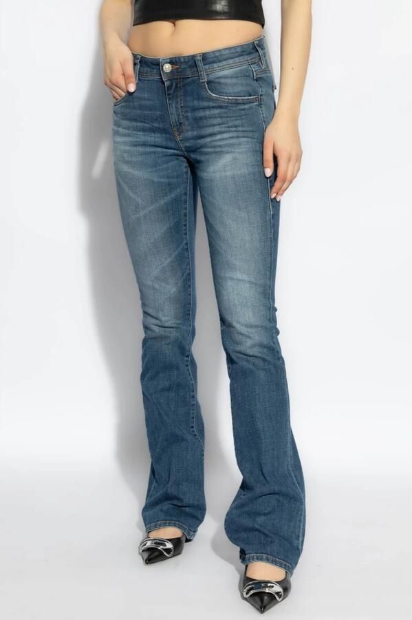Diesel Blauwe Gewassen Denim Broek Blue Dames - Foto 4