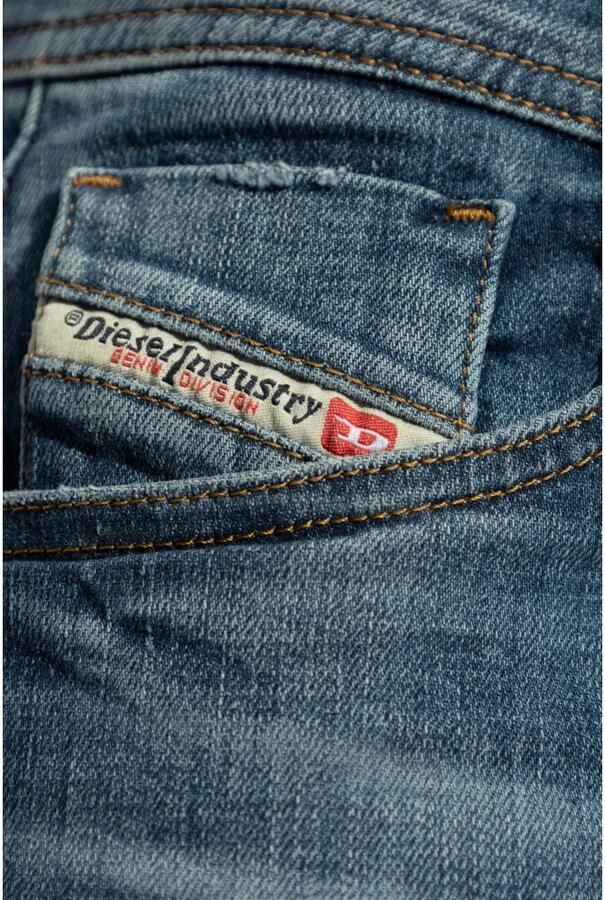 Diesel Blauwe Gewassen Denim Broek Blue Dames - Foto 2