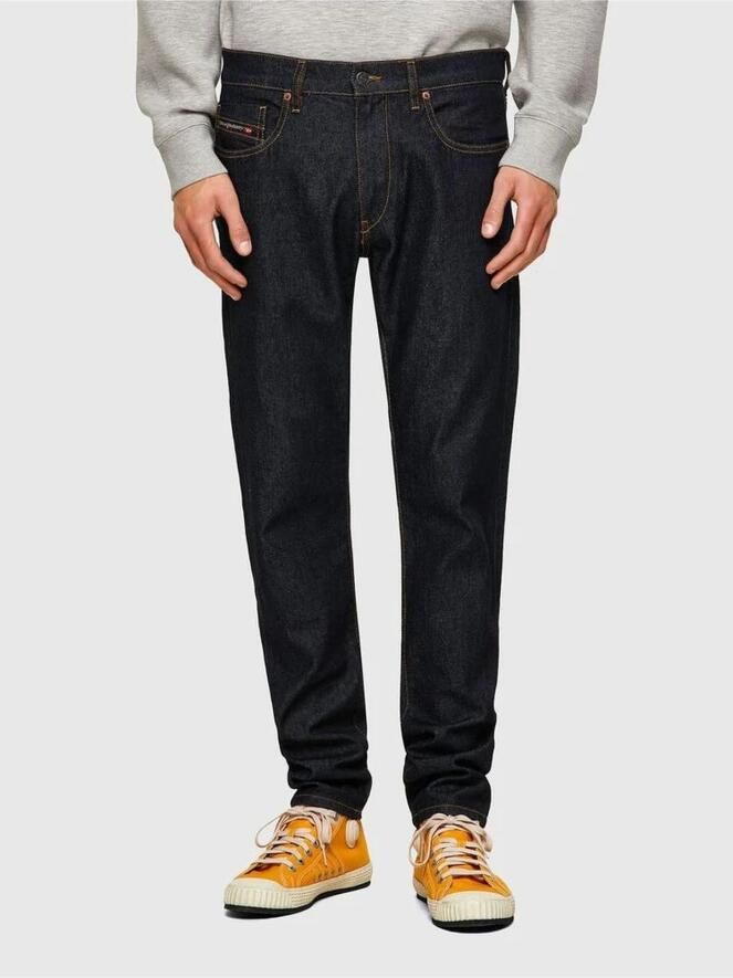 Diesel Donkerblauwe Denim Jeans met Logopatch Blue Heren - Foto 7