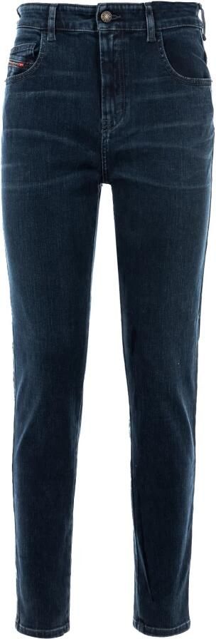 Diesel high waist skinny jeans D Slandy High donkerblauw - Foto 4