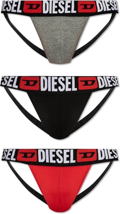 Diesel Driepak Jockstraps Multicolor Heren - Foto 4