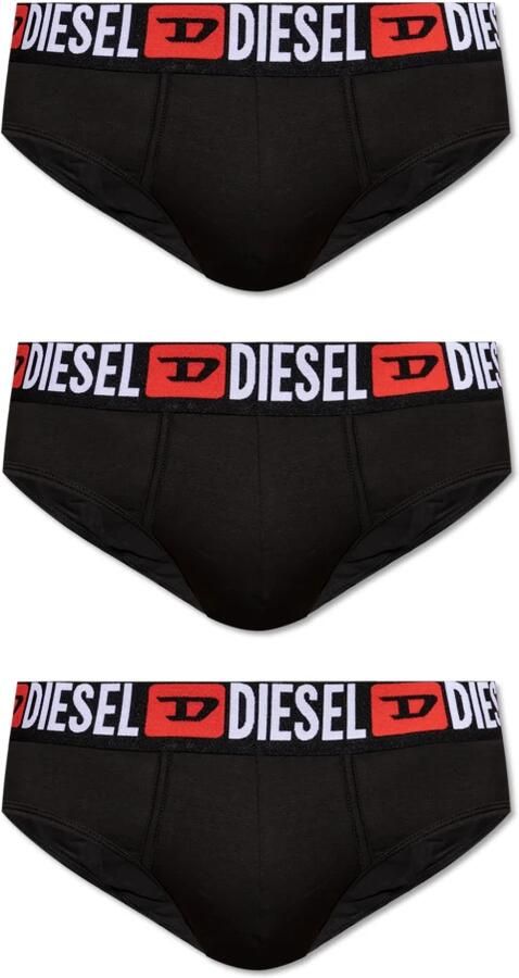 Diesel Driepak slips Umbr-Andrethreepack Black Heren - Foto 4