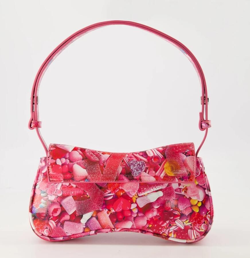 Diesel Play Pink Handtas met Grafische Print Pink Dames - Foto 5