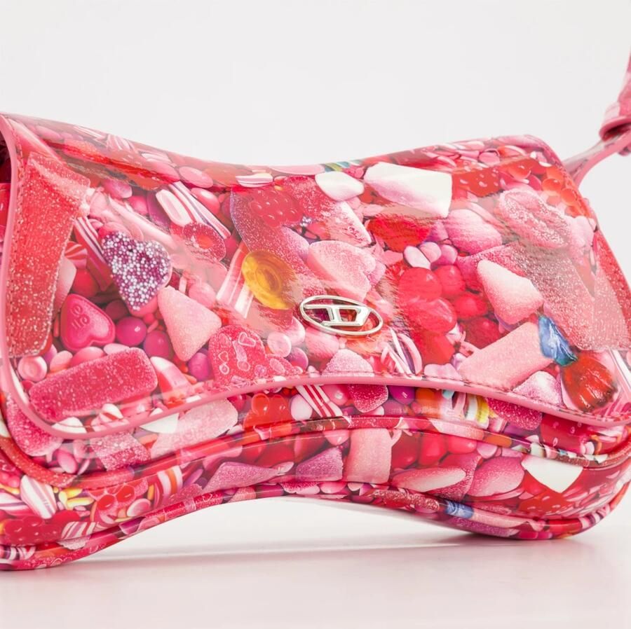 Diesel Play Pink Handtas met Grafische Print Pink Dames - Foto 3