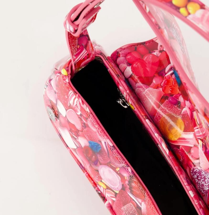 Diesel Play Pink Handtas met Grafische Print Pink Dames - Foto 4
