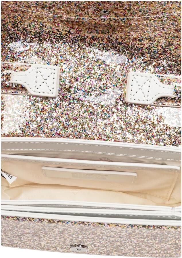 Diesel Shoppers Glitter Effect Shoulder Bag in goud - Foto 3