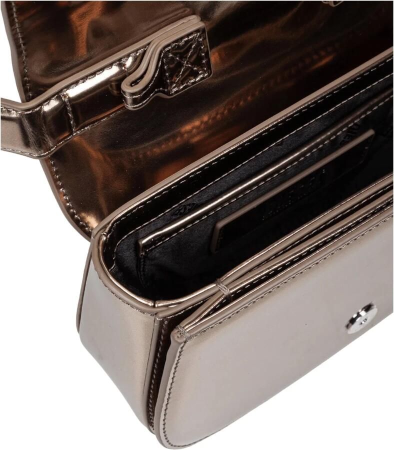 Diesel Bronzen Metallic Schoudertas voor Vrouwen Bruin Dames - Foto 3