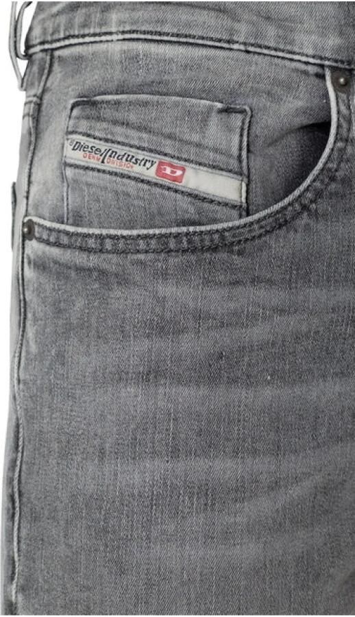 Diesel Grijze D-Strukt Jeans Gray Heren