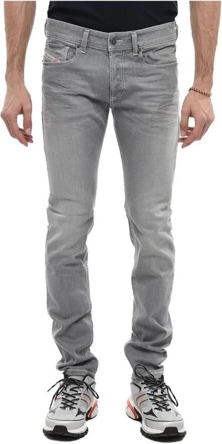 Diesel Stijlvolle Straight Jeans 1979 Sleenker 09E71 Grijs Heren - Foto 9
