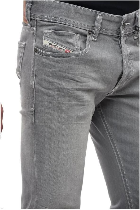 Diesel Stijlvolle Straight Jeans 1979 Sleenker 09E71 Grijs Heren - Foto 7
