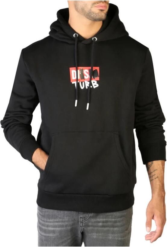 Diesel S-Girk-Hood-B8 Felpa Stijlvol en warm Black Heren - Foto 3