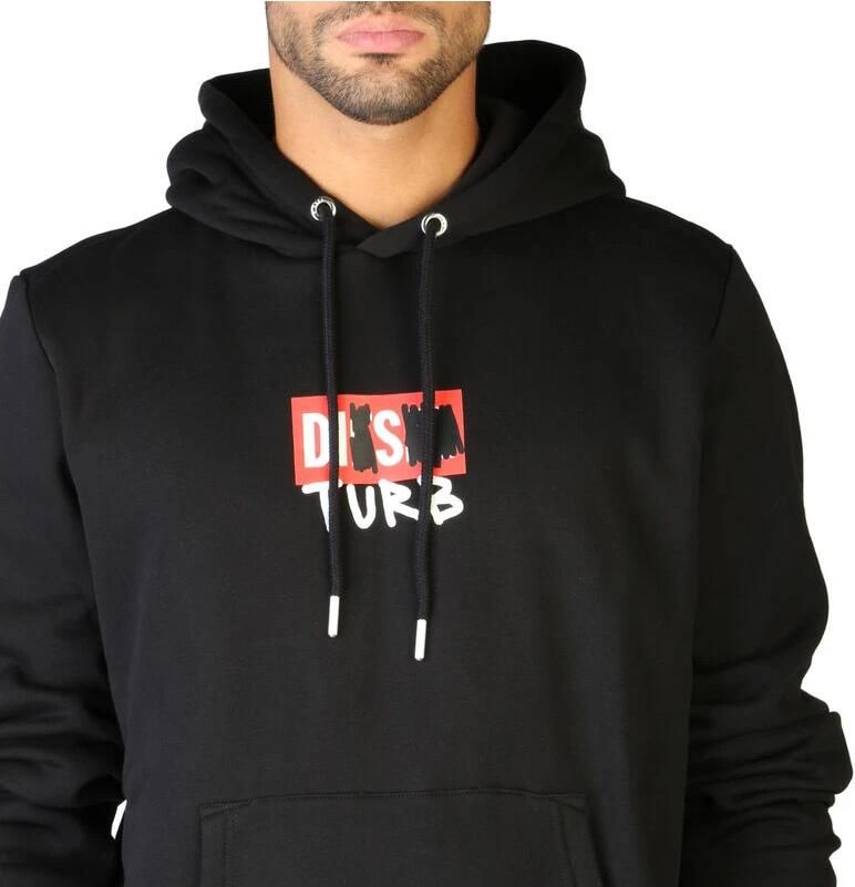 Diesel S-Girk-Hood-B8 Felpa Stijlvol en warm Black Heren - Foto 2