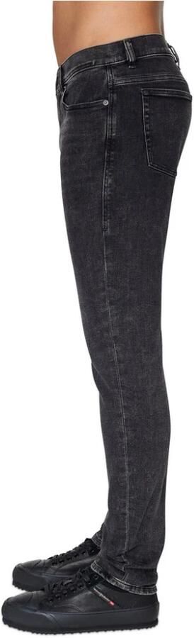 Diesel Hoge taille skinny jeans met ritssluiting Black Heren - Foto 11