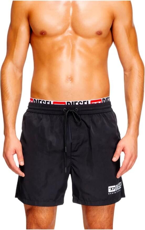 Diesel Hybride Taille Zwembroek Black Heren