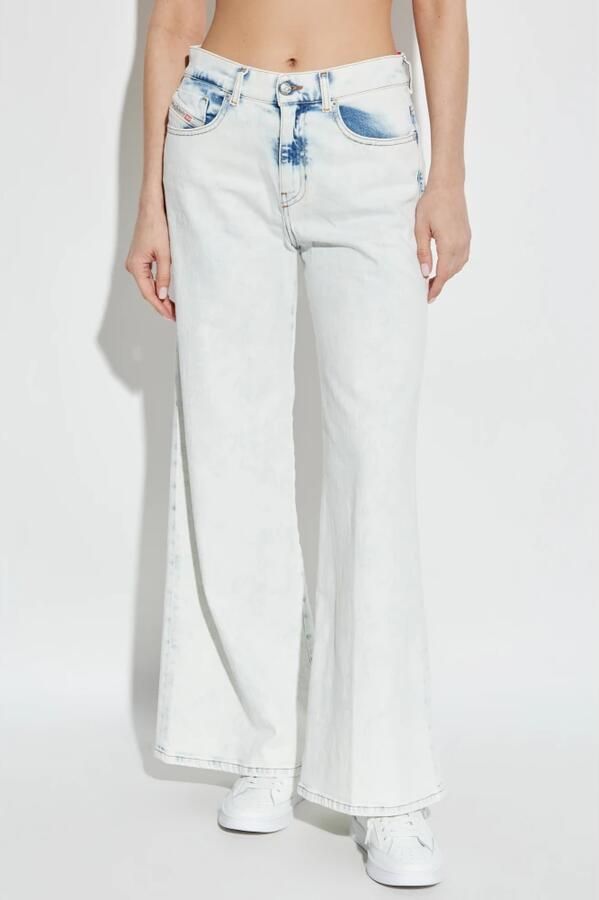 Diesel Lichtblauwe Denim Jeans Klassieke Stijl Blue Dames - Foto 12