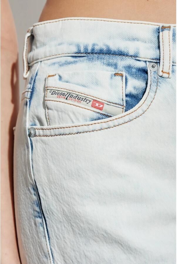 Diesel Lichtblauwe Denim Jeans Klassieke Stijl Blue Dames - Foto 10
