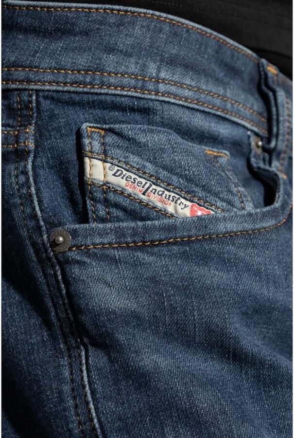 Diesel Klassieke Straight Leg Jeans 1985 Larkee Blue Heren