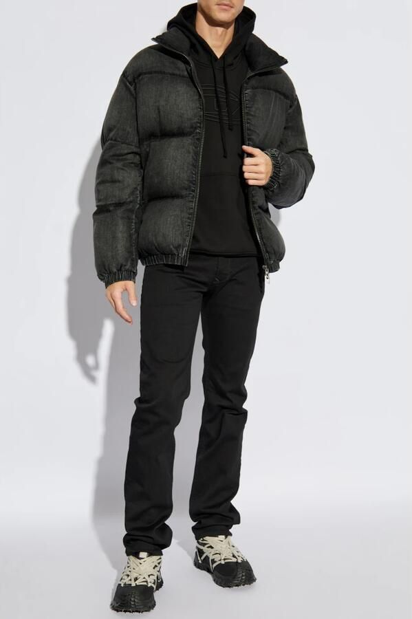 Diesel Klassieke Zwarte Straight-Cut Jeans Black Heren - Foto 2