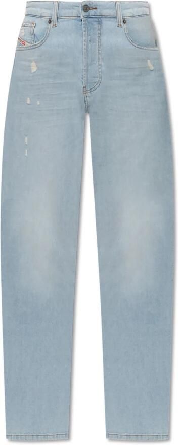 Diesel 1988 D-Ark Straight Leg Jeans Blue Dames - Foto 9