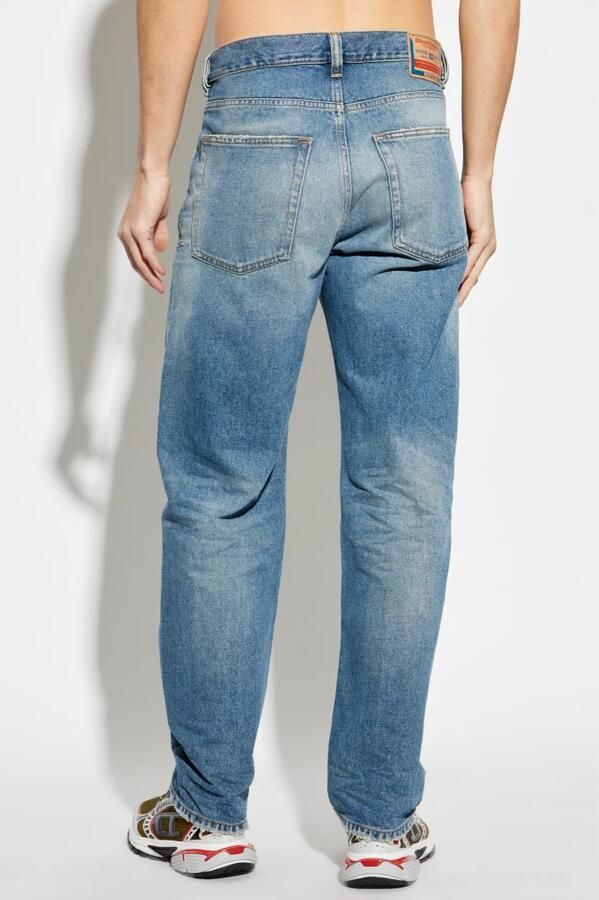 Diesel Vintage Blauwe Straight Cut Jeans Blue Heren - Foto 5