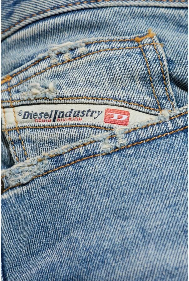 Diesel Vintage Blauwe Straight Cut Jeans Blue Heren - Foto 2