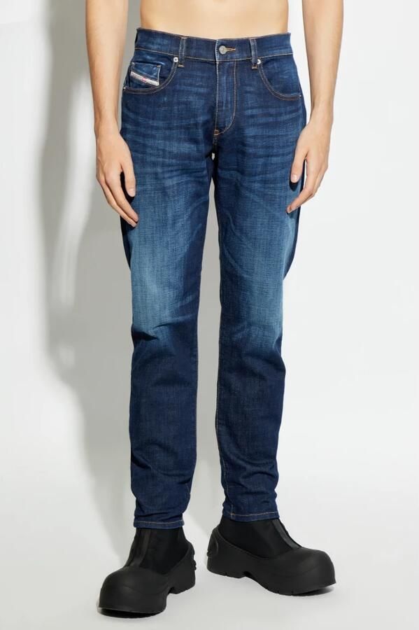 Diesel Blauwe Denim Jeans 5-Pocket Stijl Blue Heren - Foto 9