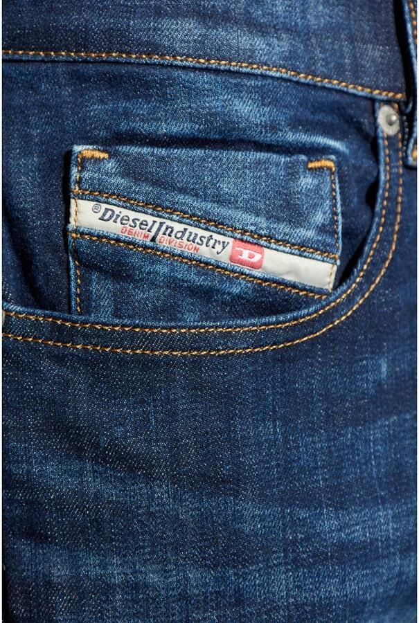 Diesel Blauwe Denim Jeans 5-Pocket Stijl Blue Heren - Foto 7