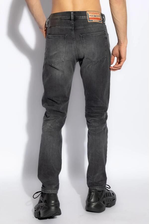Diesel Zwarte Katoenen Denim Jeans Regular Fit Black Heren - Foto 5