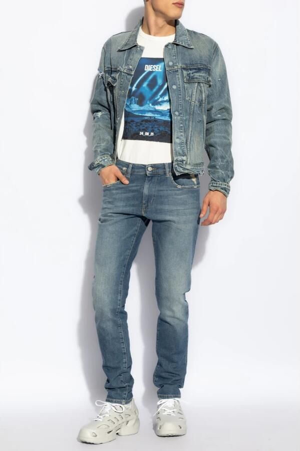 Diesel Blauwe Slim-Fit Jeans voor Heren Blauw Heren - Foto 16