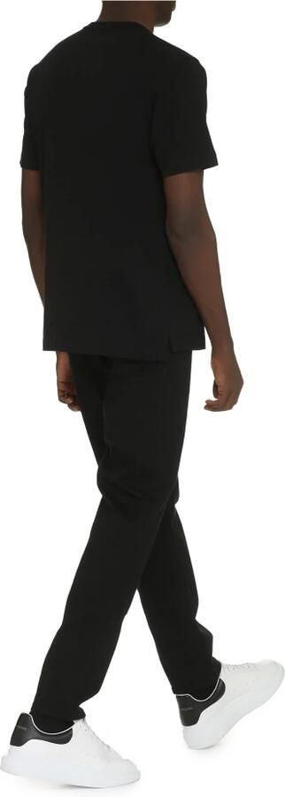 Diesel Zwarte Katoenen Sweatshirt met Zilveren Ovaal Black Heren - Foto 6