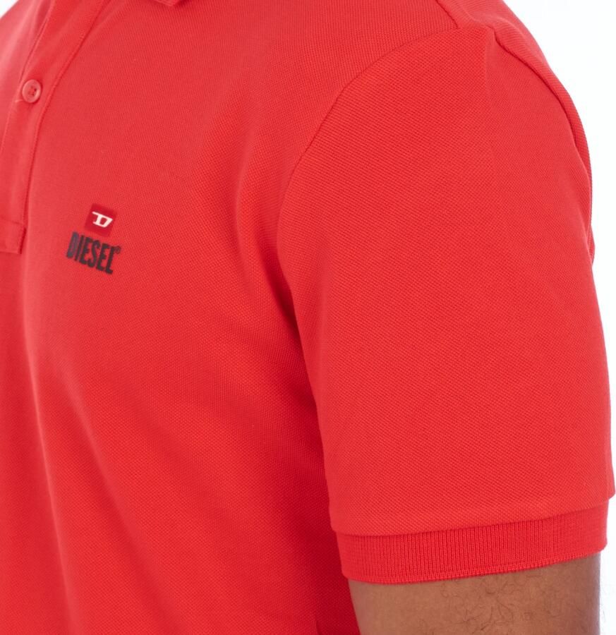 Diesel Klassiek poloshirt met korte mouwen Red Heren - Foto 2