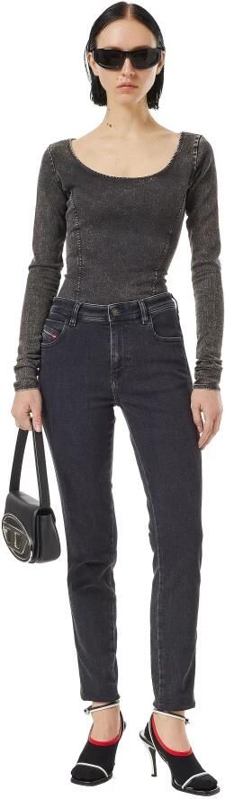 Diesel Klassieke Skinny Jeans 2015 Babhila Black Dames - Foto 11