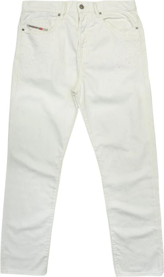 Diesel Klassieke Straight Jeans 2020 Bianco Beige Heren - Foto 4