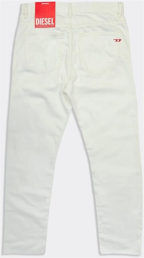 Diesel Klassieke Straight Jeans 2020 Bianco Beige Heren - Foto 3