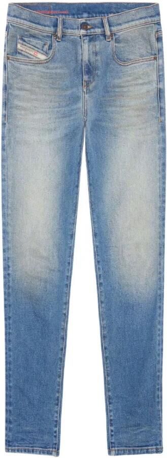 Diesel jeans D-strukt lichtblauw effen denim katoen - Foto 7