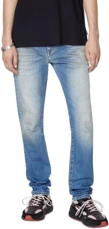 Diesel jeans D-strukt lichtblauw effen denim katoen - Foto 3