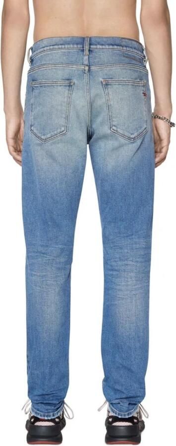 Diesel jeans D-strukt lichtblauw effen denim katoen - Foto 5