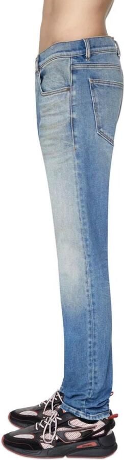 Diesel jeans D-strukt lichtblauw effen denim katoen - Foto 6