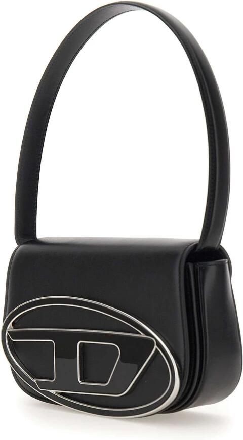 Diesel Zwarte Crossbody Tas Elegant Metalen Logo Black Dames - Foto 9