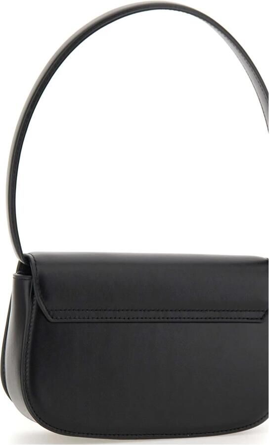 Diesel Zwarte Crossbody Tas Elegant Metalen Logo Black Dames - Foto 6
