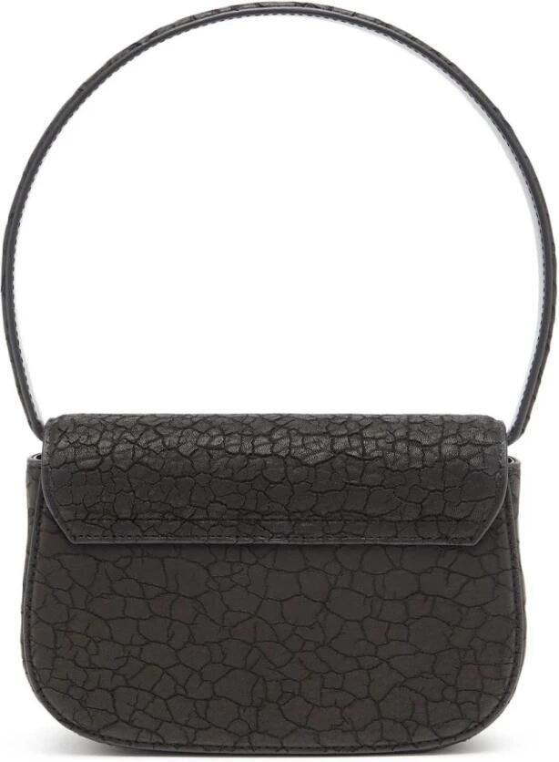 Diesel Hobo bags 1Dr Shoulder Bag Leather Black in zwart - Foto 6
