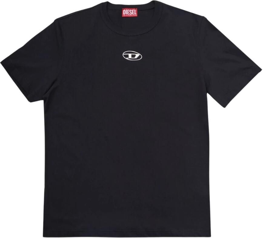 Diesel Zwart Katoen T-Adjust-Doval-PJ T-Shirt Black Heren