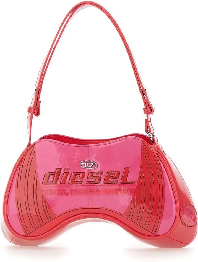 Diesel Play Schoudertas Rood Cyclaam Red Dames - Foto 5